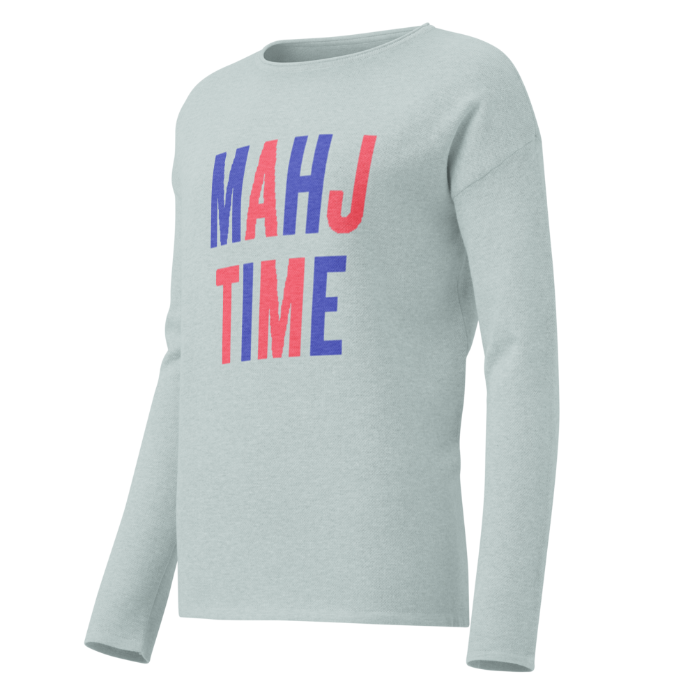 Powder Blue MAHJ TIME Sweater