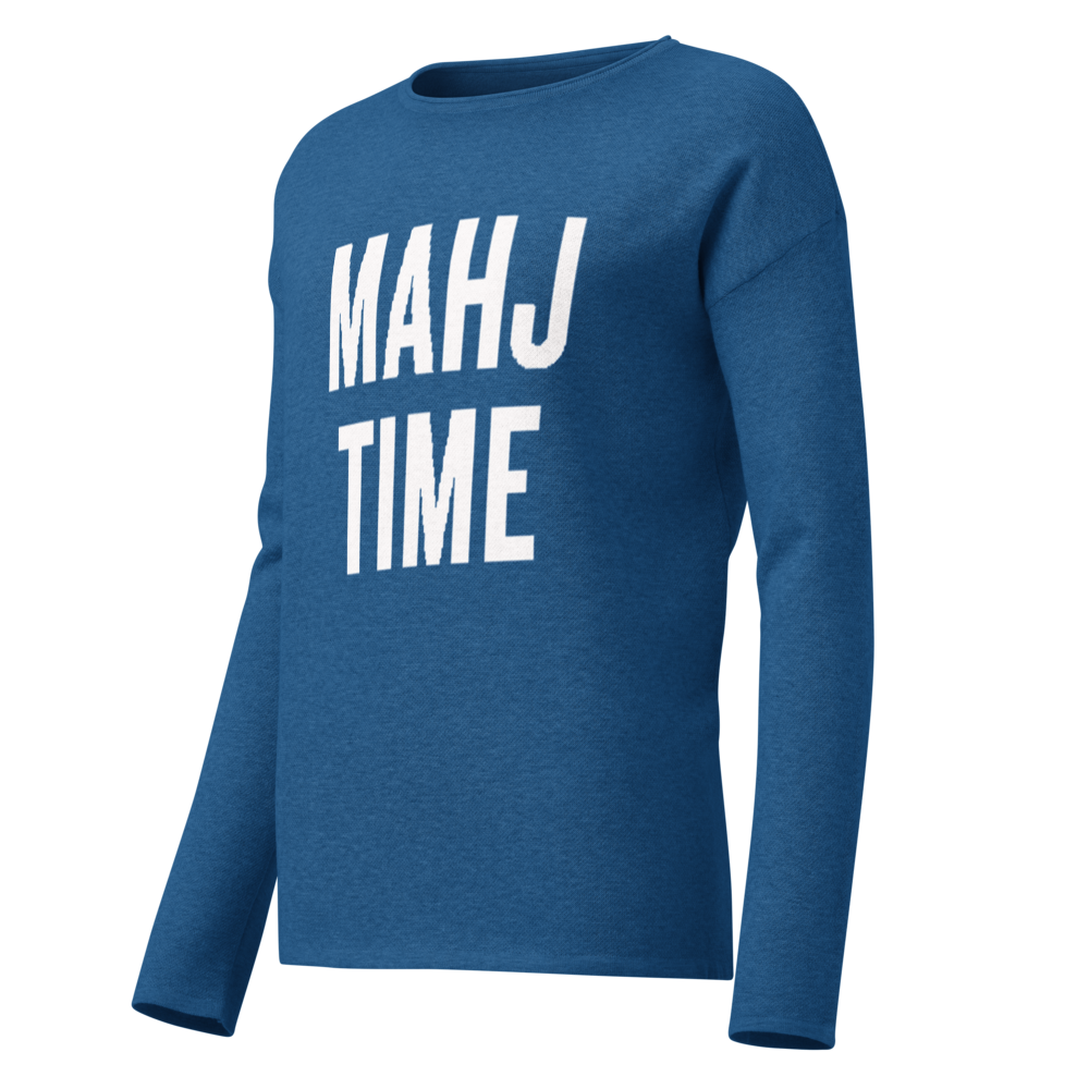 Blue MAHJ TIME Sweater