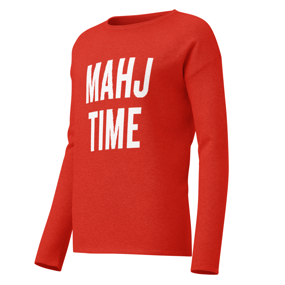 Red MAHJ TIME Sweater