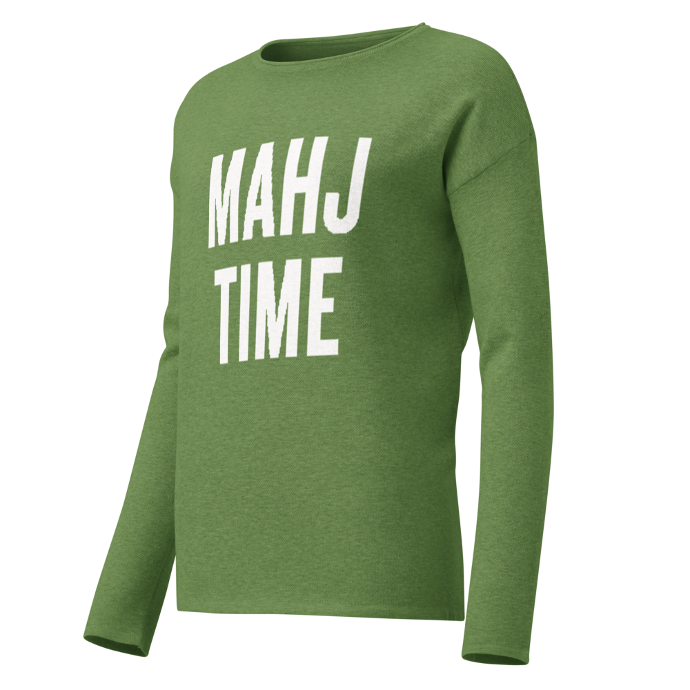 Green MAHJ TIME Sweater