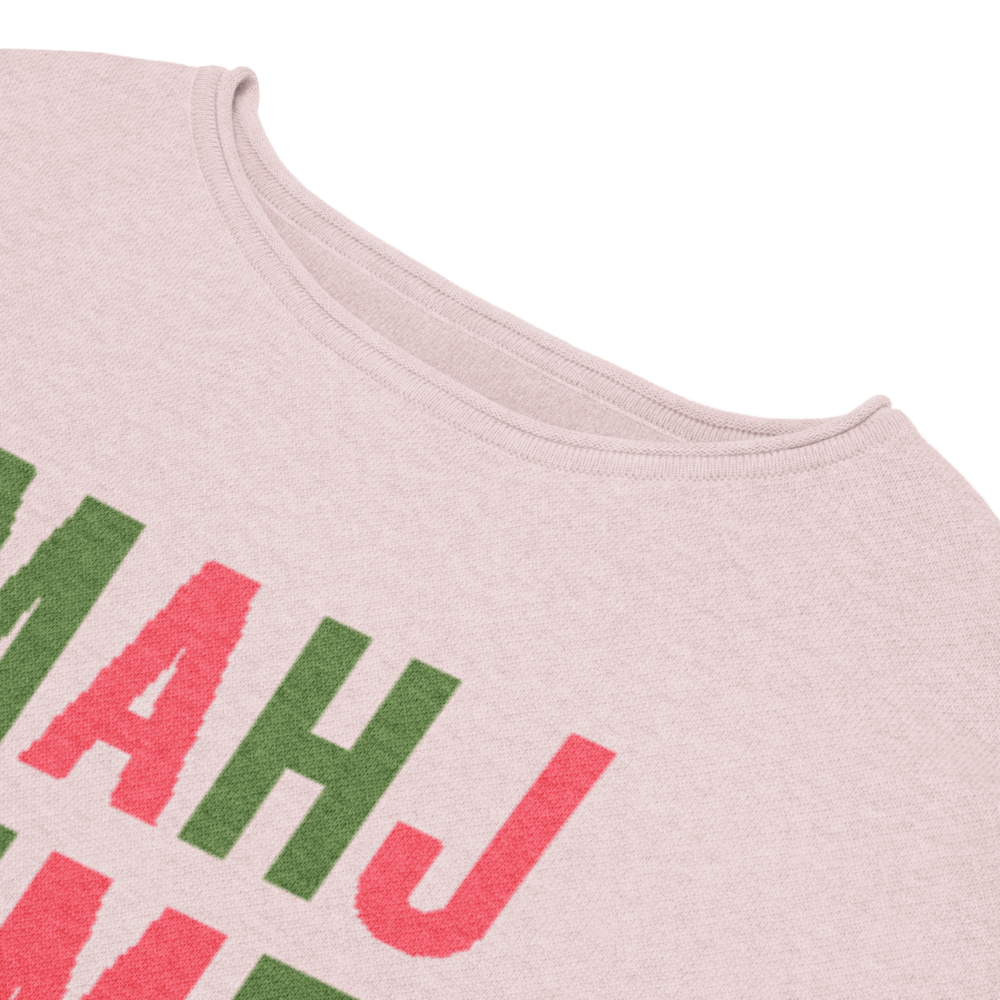 Pale Pink MAHJ TIME Sweater